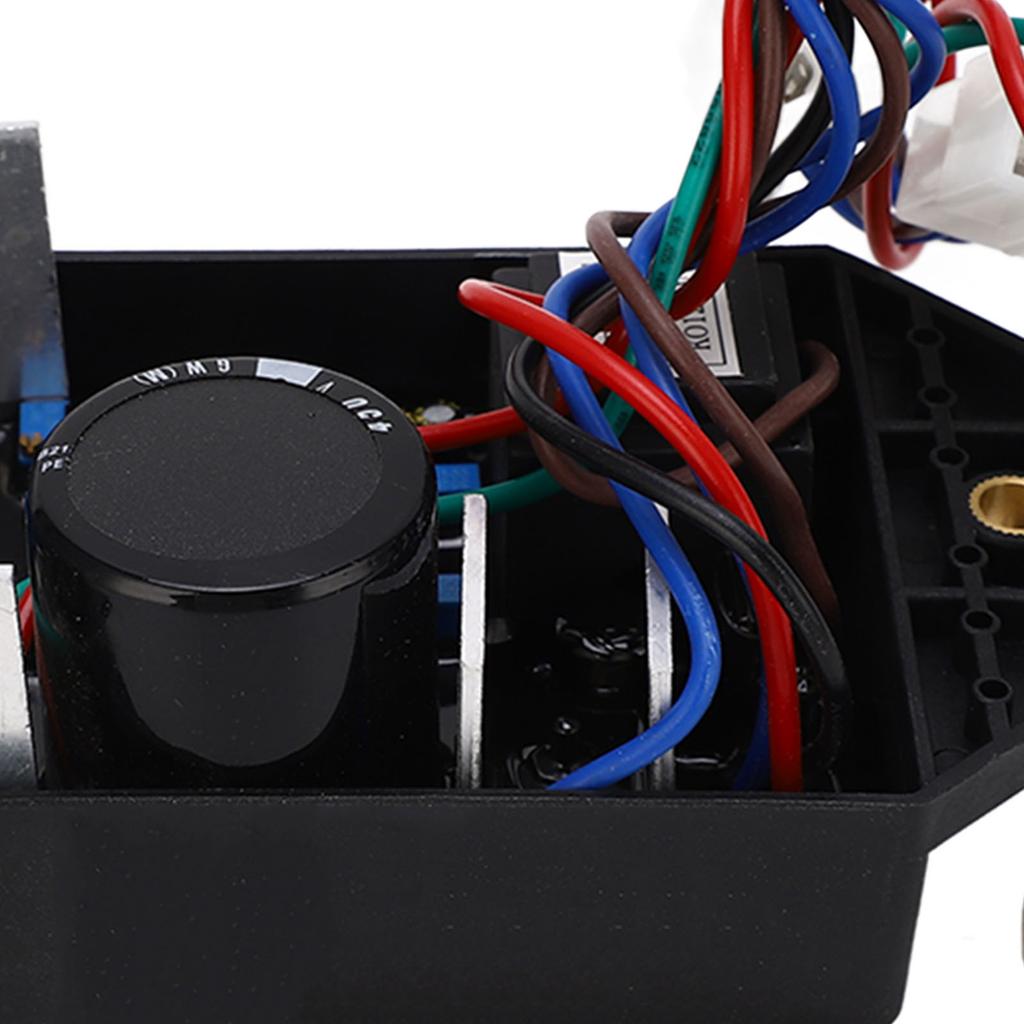 Automatic Voltage Regulator 8 Wires Generator Volt Regulator Replacement AVR Board Module for Single Phase 15KW Generator ABS Multi s