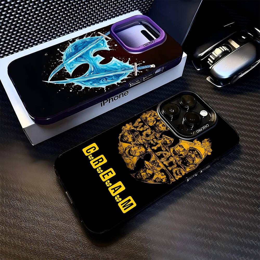 Чехол для телефона W-wu T-tang Clan Hip-hop Music Group Для IPhone 16 15 14 13 12 11 Pro Max 17 Plus Цветной чехол