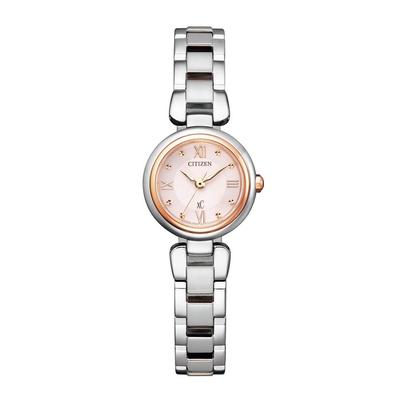 [CITIZEN] xC Eco-Drive EW5574-51W (Серебро/Розовое золото) коллекция мидзу