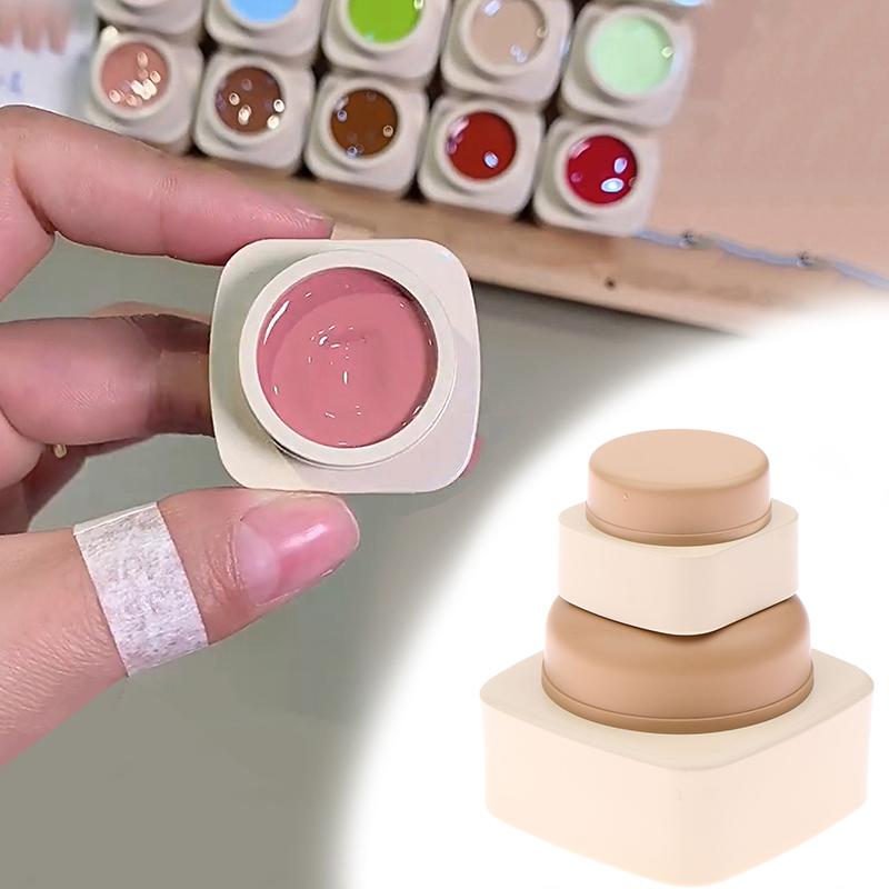 5/20 г Пустые пластиковые косметические квадратные контейнеры для нейл-арта, баночка, емкость для крема для лица, коробка для пудры для геля для ногтей, инструмент для макияжа, упаковка для лосьона