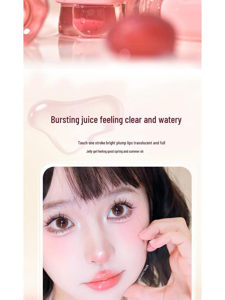 GoGo Tales Полупрозрачный Сияющий Плампинг Блеск для Губ