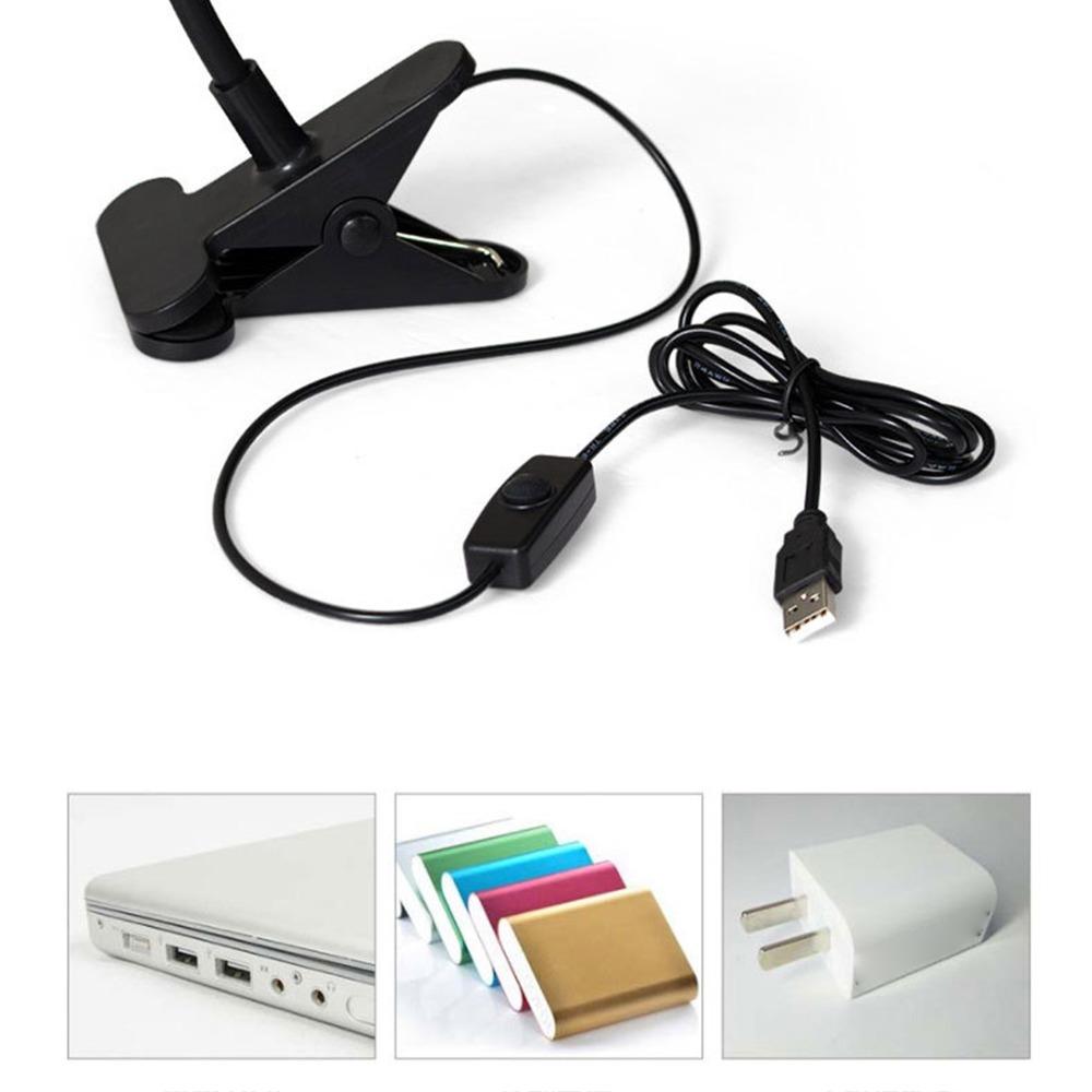 360 Degree Adjustable LED Reading Lamp USB Powered Table Lamp Desk Lamp  Home Office