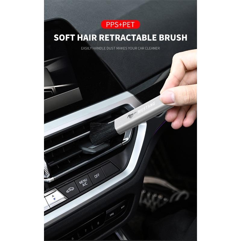 Car Interior Cleaning Tool Outlet Soft Brush Artifact Brush Goods For Ford Focus MK3 Ranger Fiesta S-Max Mondeo MK4 Kuga