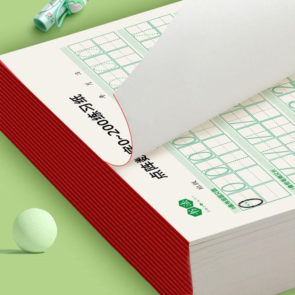 Math Number Dot Matrix Digital Tracing Book 26 English Letters Letter Copybook Kindergarten