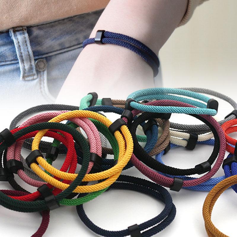 Лидер продаж, минималистичный медитационный популярный регулируемый женский браслет с дистанционным браслетом для влюбленных, ювелирные изделия для мужчин, высококачественный модный браслет для йоги для пар