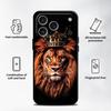 Чехол для телефона Funda для Apple iPhone 17 Pro Max 16 15 Pro 7 8 12 XR XS MAX 14 Air 13 11 Крутой Лев
