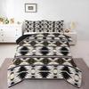 Erosebridal Western Aztec Comforter Set King Size, Boho Farmhouse Bedding Set for Kids Boys Teens Ethnic Southwest Bull Skull Cow Quilt Amer