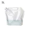 5/10L Portable Water Bag Folding Bucket Water Container Jug Bottle Pouch Outdoor Travel Camping with Handle Camping Supplies