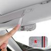 Universal Eyeglass Clip Sun Visor Clip Sunglasses Storage Accessories For Peugeot 206 307 301 308 3008 207 208 407 408 508 2008