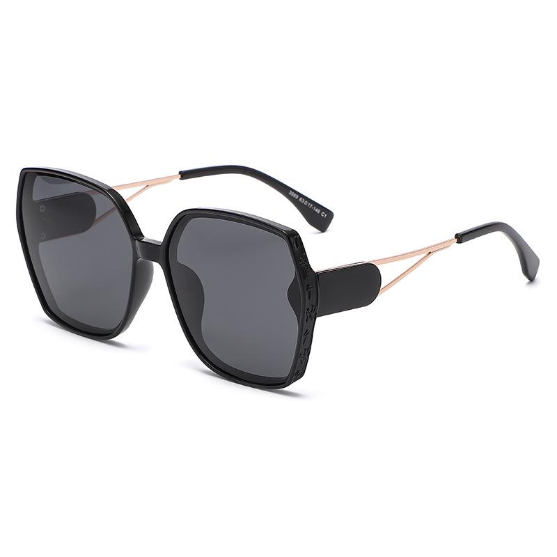 Fashion TR polarized sunglasses ladies ins large frame sunglasses women's sunglasses