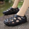 Fashion Men's Wide Toe Shoes New Outdoor Casual Sports Sandals Comfortable and Lightweight Beach Shoes Hollow Garden Shoes Cave Shoes
