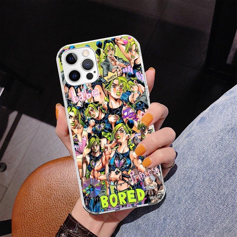 Чехол для телефона JoJo's Bizarre Adventure Джолин Куджо для iPhone 17 Air 16 Pro Max 16E 15 + 14 Plus 11 12 13 Mini 7 8 SE Подарок Печать C