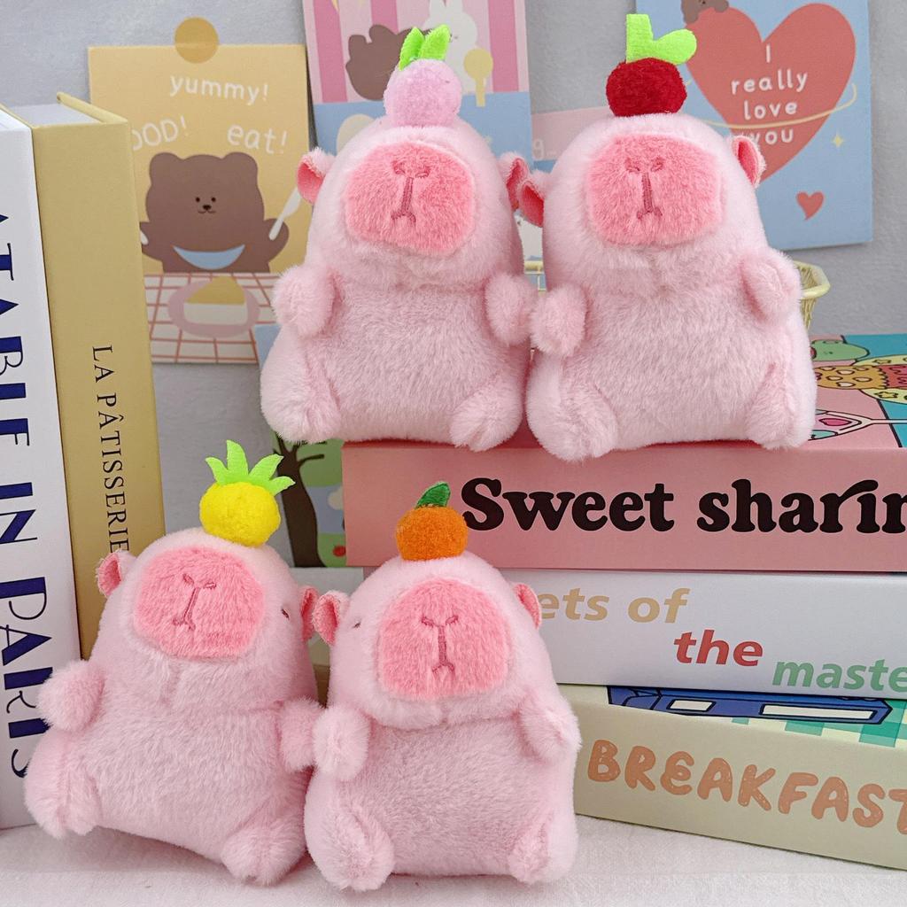 Popular Guinea Pig Plush Keychain - Cute Cavy Backpack Charm & Ornament