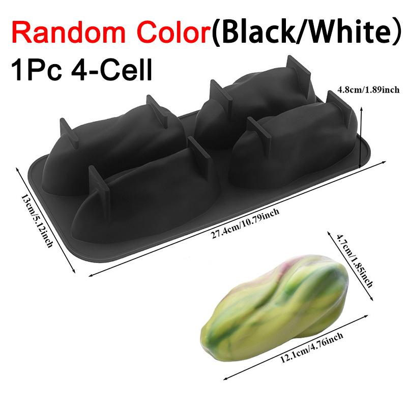 4/18-Cell Walnut Design Mousse Mold Pecan Pistachio Silicone Chocolate Mould Kitchen Bakeware Cake Decor Dessert Baking Tools