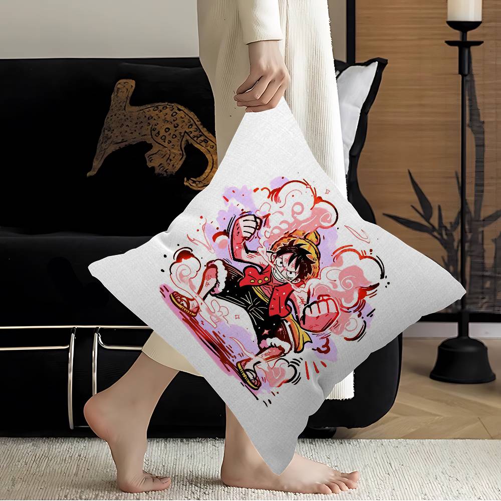 Japanese popular Anime OOne PPiece Personalized picture text home decorative pillows Household Gifts xcm