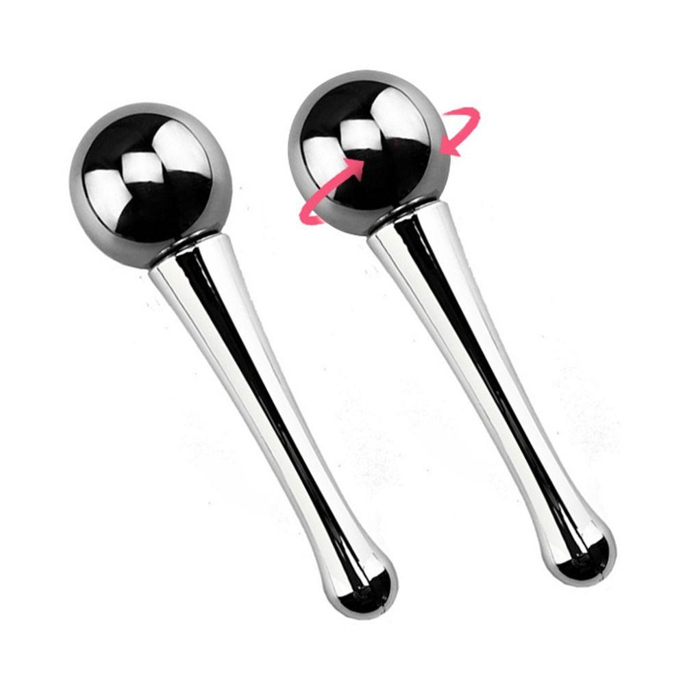 Puffiness Face Care Cryo Freeze Stick Stainless Steel Cooling Massage Roller Ball  Face