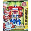 TRANSFORMERS - Bumblebee Cyberverse Adventures Dinobots Unite Roll N' Change - Figurine Optimus Prime De 25 Cm - Dès 6 Ans