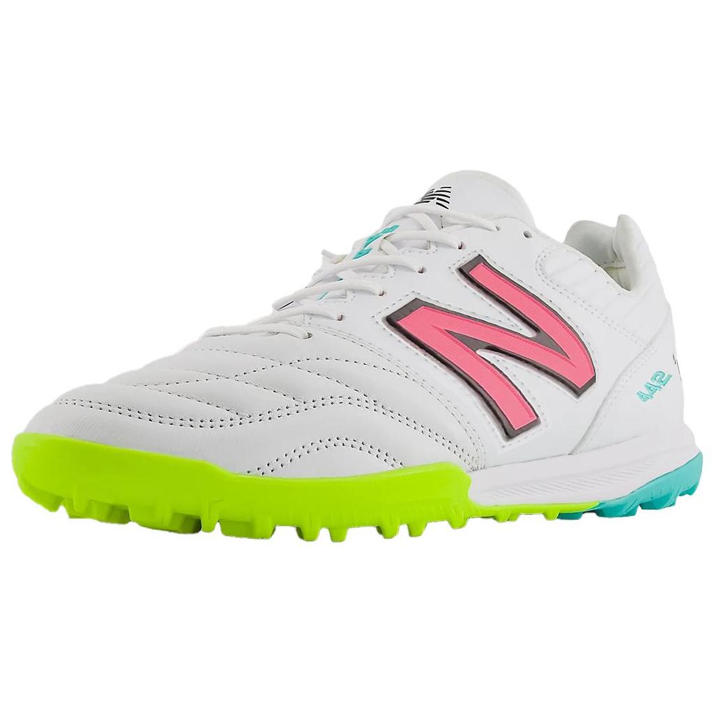 New Balance 442 Pro Tf V2 White Hi Lite Neon Pink
