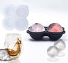 Silicone Ice Ball Tray with Funnel for Whiskey and Wine