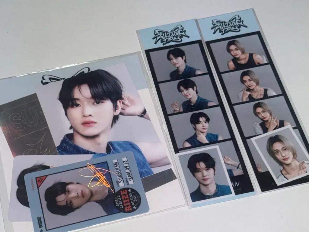 RIIZE Song Chan Won Bin Pancorn Rising Day merchandise transfer