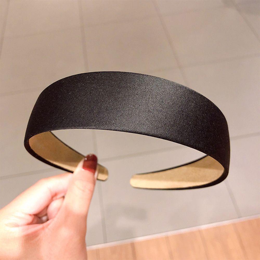 8 Colors Girls Satin Alice Hair Band Hair Hoop Wide HeadBand Fabric