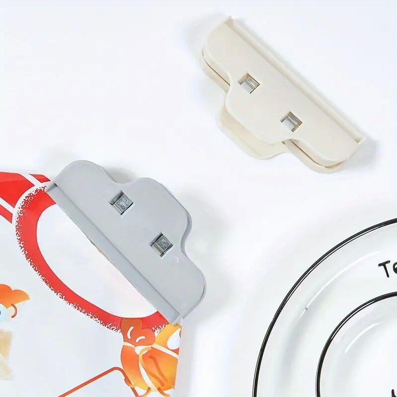 Fashion Plastic Tool Storage Food Food Bag Sealing Food Preservation Moisture-proof Portable Sealer Clamp Snack Clip Kitchen Clips Home Supply