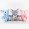Cute baby elephant plush toy children's sleeping pillow girl's bedroom lying ornaments claw machine