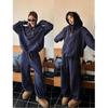 Women's Retro Casual Hoodie & Sweatpants Set - Autumn/Winter Two-Piece
