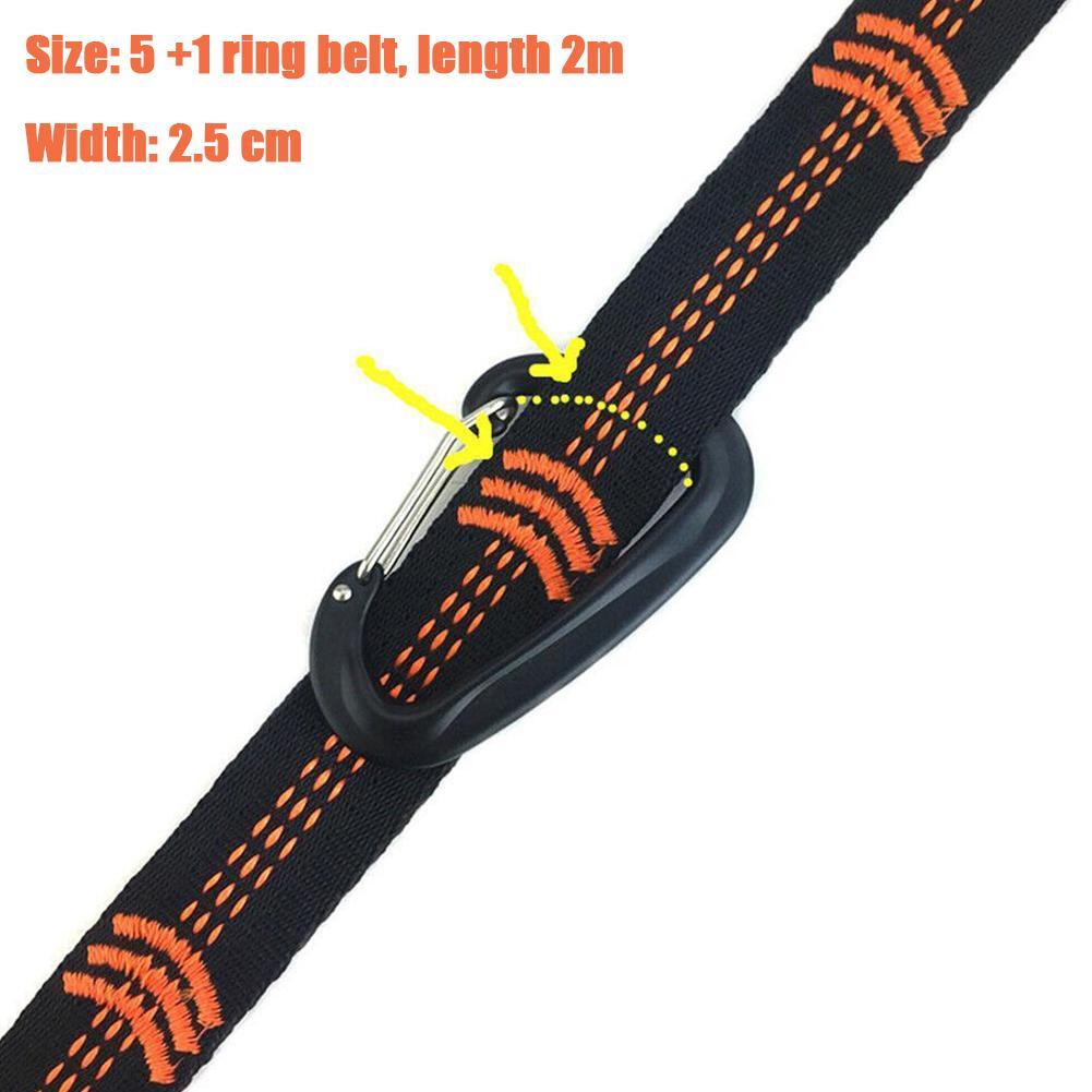 1/2PCS Hammock Straps Belts Extra Strong & Lightweight Ropes 600 Polyester Hammock Straps Stret N0T5