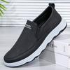 Cloth Shoes Men's Soft-soled Non-slip Canvas Shoes Slip-on Casual Shoes Lightweight Breathable Shoes