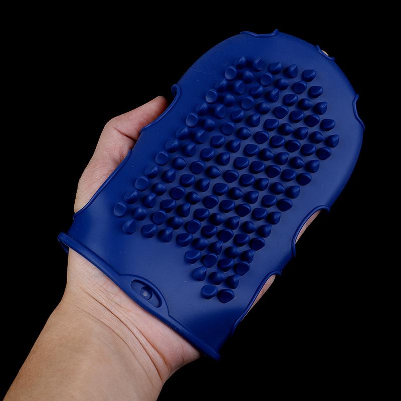 1шт силиконовые массажные перчатки-скраб для пилинга тела щетка для ванны отшелушивающие перчатки