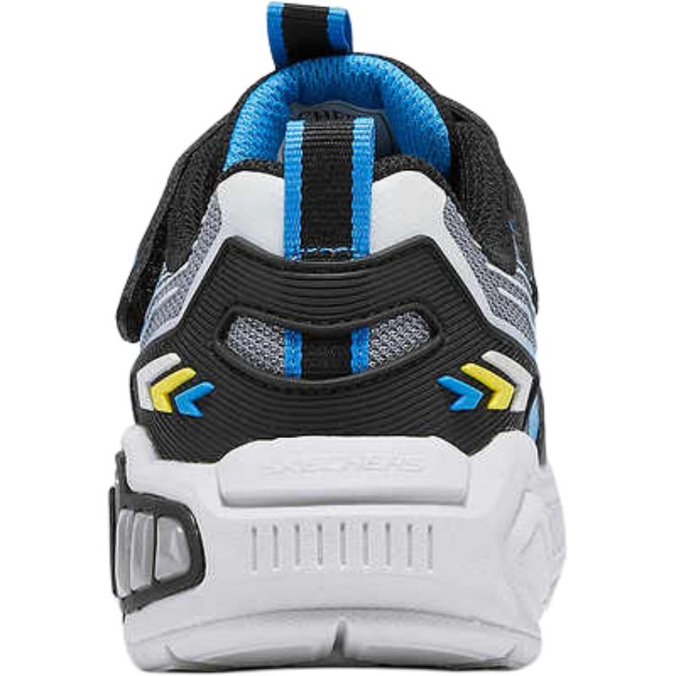 Skechers Детские удобные универсальные низкие повседневные кроссовки Детские кроссовки Черный Серый 400151L-BCBL
