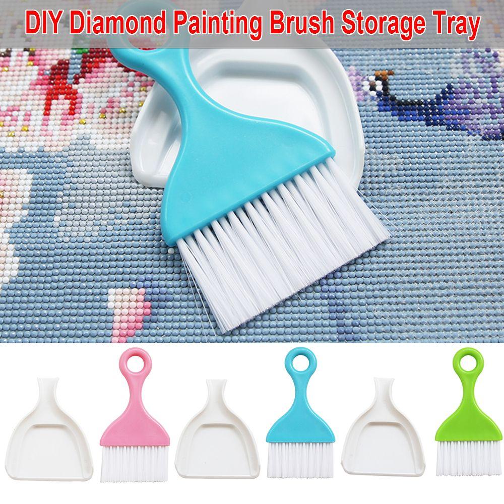 Стразы Вышивка Крестом Органайзер для Кистей Лоток Инструмент для Чистки Лоток для Хранения Алмазной Живописи