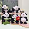 Panda Plush Endearing Keychain Charming Design Colorful Accessory For Use Daily