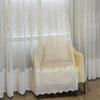 New Embroidery Embroidery Yarn White Window Screen Partition Curtain Balcony Floor-to-ceiling Window Bay Window Light Transmission