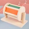 Textile Wooden Montessori Drum Puzzle Toy For Early Childhood Play Learning And