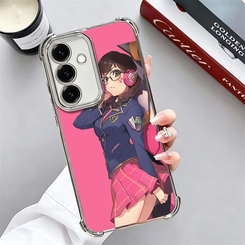 O-Overwatchs D-DVA Мягкий чехол для телефона для Samsung A17 A27 A07 A37 A57 A16 A56 A15 A55 A14 A54 A13 A53 A26 A36 A25 A35 A24 A34 A23 A