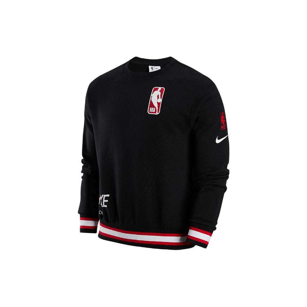 Nike NBA Team 31 Graphic Letter Logo Print Crew Neck Sweatshirt Men Tops Black FD6549-010
