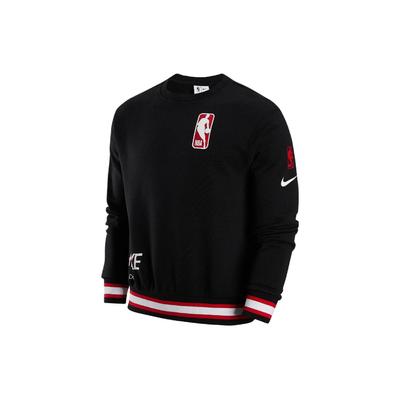 Nike NBA Team 31 Толстовка с круглым вырезом и графическим буквенным принтом, мужские топы, черные FD6549-010