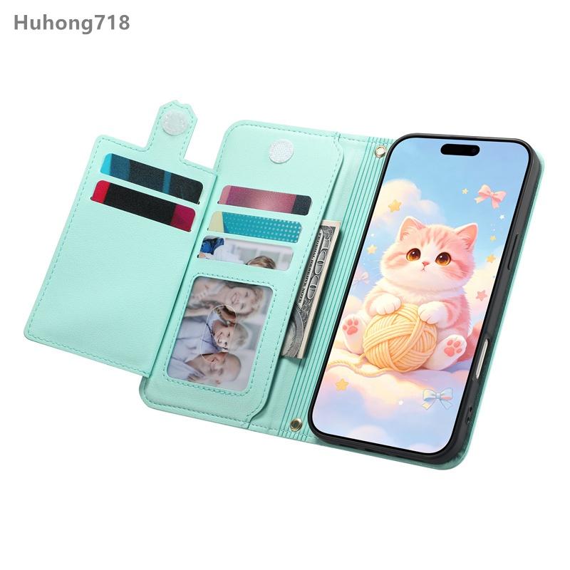 Для Samsung Galaxy A02S A03S A12 A22 A22S A32 A41 A51 A52 A52S A71 A72 4G 5G Чехол-книжка Кожаная с молнией Кошелек для монет Кошелек Многослотовый для карт