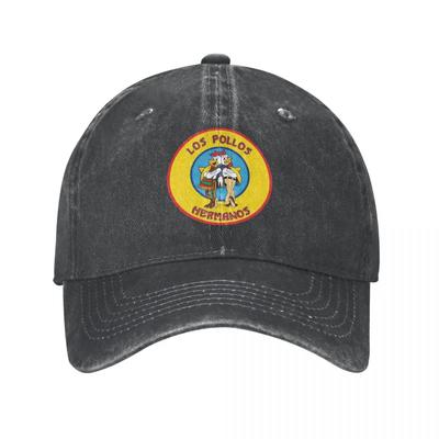 Бейсболки Los Pollos Hermanos Повседневные Потертые Выстиранные Фастфуд Снэпбэк Шляпа Унисекс Стиль Шляпы для Активного Отдыха Кепка