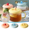 Silicone Cup Lid Food Grade Creative Silicone Cup Lid And Leakage Proof Tea Cup And Water Cup Lid