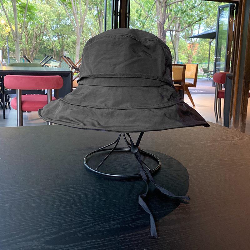 Корейская быстросохнущая шляпа рыбака, летняя шляпа с большим полями, солнцезащитная шляпа и козырек от солнца, японская дорожная шляпа Sweet Basin