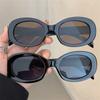 Personalized Oval Sunglasses Women'S Summer Versatile Retro Trend Street Shot Summer Driving Seaside Sunglasses