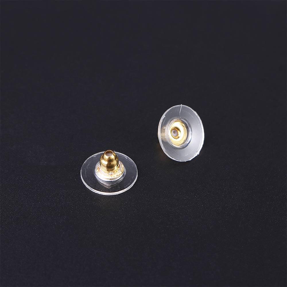Findings Accessories Rubber Fashion Earring Back Stoppers Earring Pads Ear Stud Backs Stopper Plugs