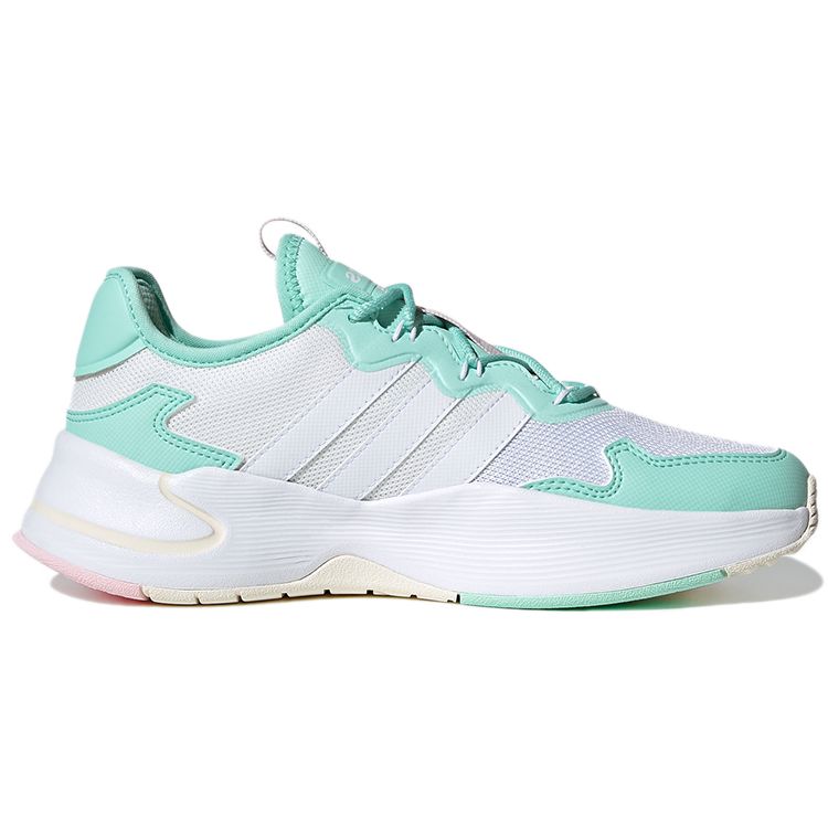 adidas Neo Roamer Удобные Нескользящие Прочные Дышащие Повседневные Кроссовки с Низким Верхом Женская Обувь Белый Зеленый Розовый FY6704