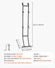 VEVOR Bike Stand for 2 Bikes, Freestanding Vertical Bike Storage Rack, with Height-Adjustable Hooks