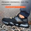 Дышащая и легкая стальная защитная обувь Baotou с защитой от ударов и проколов для летной техники