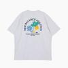 New Balance Футболка с коротким рукавом Half Club Uni Flower, полуоблегающая, Nbnefco233 16, футболка с коротким рукавом