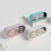 Mooas Pop Mirror LED Настольный будильник LED Часы с функцией термометра Будильник/Повтор (розовый)